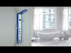 Panel prysznicowy ze stali nierdzewnej, producent H150xW22cm, wielokolorowy