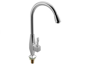 SUS201 Sink Single Handle Faucets z chromowaną wykończeniem