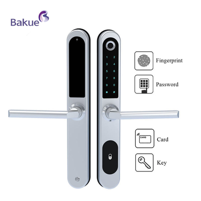 Wąskie ramy aluminiowe Bluetooth Smart Door Lock For Apartment