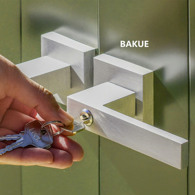 Premium Aluminium Storage Heavy Duty Shed Lock UV odporny na działanie powietrza dla jednodrzwiowych podwójnych domków zewnętrznych 3 klucze wliczone