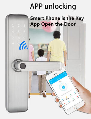 Bluetooth Wi-Fi RFID Bez klucza Smart Door Lock For Home Entry Door Door