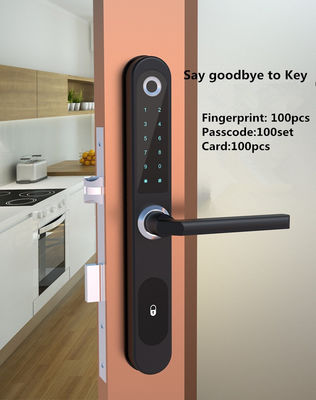 Bluetooth APP sterowanie wąskie Smart Lock Aluminium dla drzwi 30mm