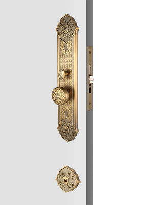 Starożytny brąz American Standard Cylinder Entrance Handleset Lock Lever Locksets