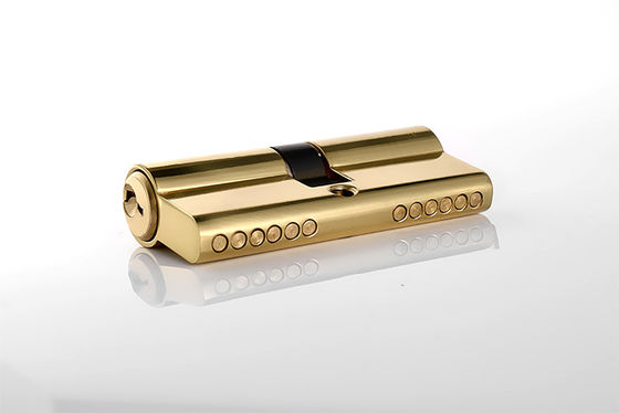 Bezpieczny Złoty Zamknięcie Zamknięcie Cylinder mosiądz 70mm 2 kluczyki Z Pin Tumbler