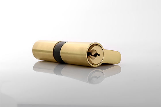 Bezpieczny Złoty Zamknięcie Zamknięcie Cylinder mosiądz 70mm 2 kluczyki Z Pin Tumbler