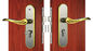 PVD Finishing Door Lock Mortise Lever Handle Solid Zinc 3 Klawisze mosiężne