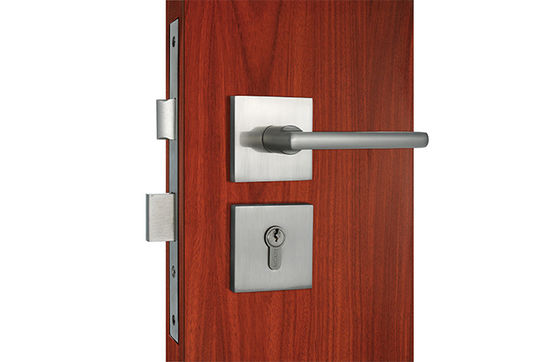 Wstęp Satynowy Niklowy dźwig Modern Mortise Lockset Ręcznik Stopy cynkowej