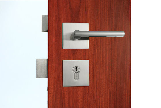 Wstęp Satynowy Niklowy dźwig Modern Mortise Lockset Ręcznik Stopy cynkowej