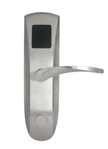 Brushed Nickel Digital Electronic Card Lock / Elektroniczne zamki drzwiowe dla pokoi hotelowych