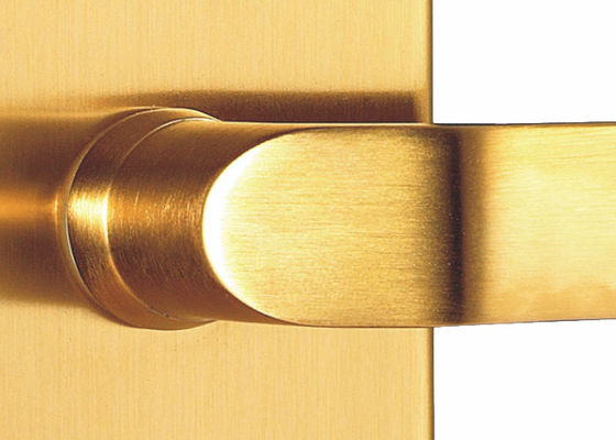 PVD Gold Modern House LOCK Hotelowy zamek wejściowy z kartą / kartą otwartą