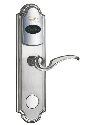 Smart Door Lock Electronic RFID Card Digital Hotel Door Locks Płaty niklowe