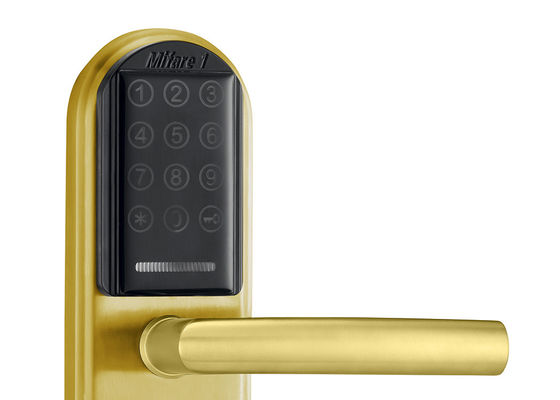 PVD złoto Smart Electronic Digital IC Card Hasło Zamek drzwiowy (SUS304)