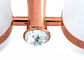 Zink stopu i kryształowych akcesoriów łazienkowych podwójny szczoteczek do zębów Tumbler posiadacz Klasyczny design