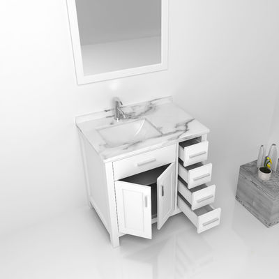 Dom Meble Vanity MDF Hotel Łazienka lustro szafa z zlewem