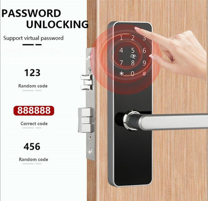 Aluminiowy stop pomalowany Bluetooth Zamek drzwiowy sterowanie zdalne z Bluetooth / Wi-Fi