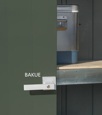 Premium Trwały Aluminiowy zabezpieczenie drzwi szopy UV odporny na ogród przechowywania