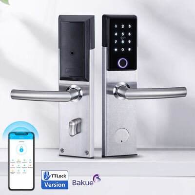 Ognioodporny zamek do drzwi 120min Smart Door Lock  Malowany  Bezpieczny dostęp Bluetooth WiFi Kod Karta Klucz mechaniczny Opcje