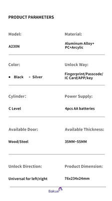 60min Bluetooth łączenie Bluetooth zamek drzwi zasilany 4pcs AA Alkaline Battery Access Control System dla inteligentnych budynków