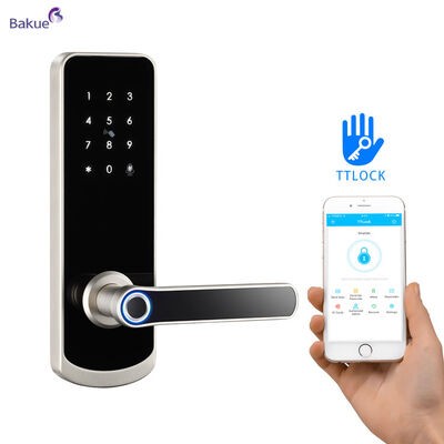 Odporny na ogień 60min Pasuje grubość drzwi 38 do 50mm 60min Odporny na ogień Smart Door Lock z WiFi eKey APP Urządzenie zarządzania dostępem zdalnym
