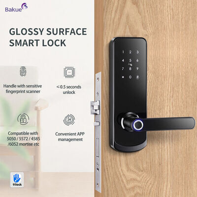 Odporny na ogień 60min Pasuje grubość drzwi 38 do 50mm 60min Odporny na ogień Smart Door Lock z WiFi eKey APP Urządzenie zarządzania dostępem zdalnym