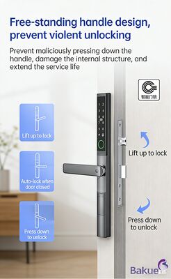 Zamek z hasłem Typ Bluetooth Zamek drzwiowy o wytrzymałej muszli aluminiowej Nadaje się do budynków komercyjnych i mieszkalnych
