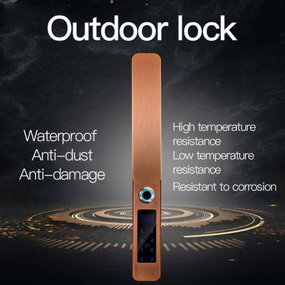 IP68 wodoodporny odcisk palca FPC Smart Door Lock Bluetooth Antique