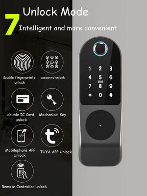 Bluetooth Bez klucza Biometryczny odcisk palca Zamek drzwiowy Zamek wodoodporny