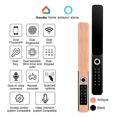 IP68 wodoodporny odcisk palca FPC Smart Door Lock Bluetooth Antique