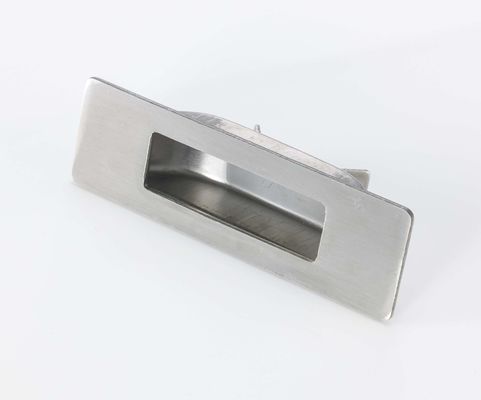 Dwucylindrowa ramka aluminiowa, zamek szklany drzwiowy SUS304