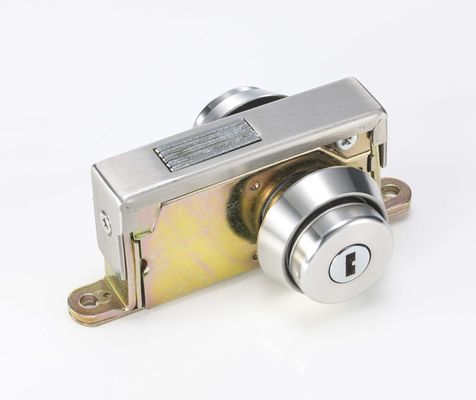 Dwucylindrowa ramka aluminiowa, zamek szklany drzwiowy SUS304