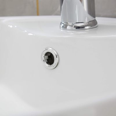 Odporny na wstrząsy nad zestawem Biały z porcelany Łazienka do łazienki