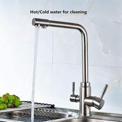 3 w 1 oczyszczacz wody kran mosiężny ze stali nierdzewnej H330 XW200mm