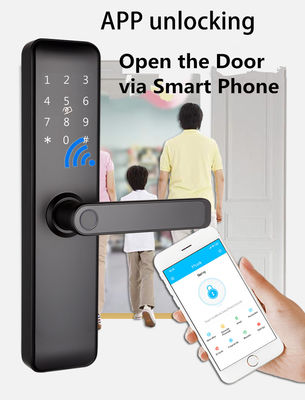 Malarskie Bluetooth WiFi RFID Bez klucza smart zamki dla apartamentów Dom drzwi wejściowe Drzwi pokojowe