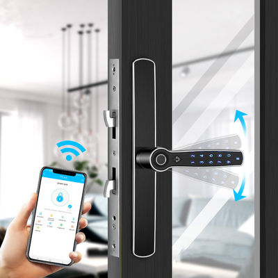 FPC odciski palców zamek przesuwny zamek drzwi Bluetooth Zink stopu uchwyt